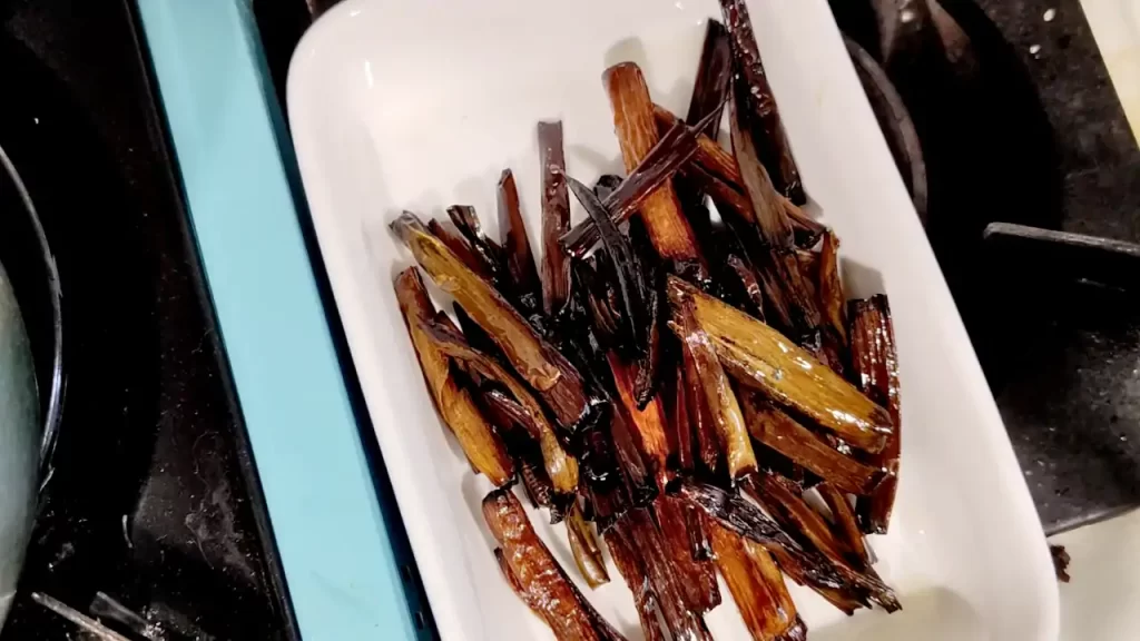 取り出したネギ