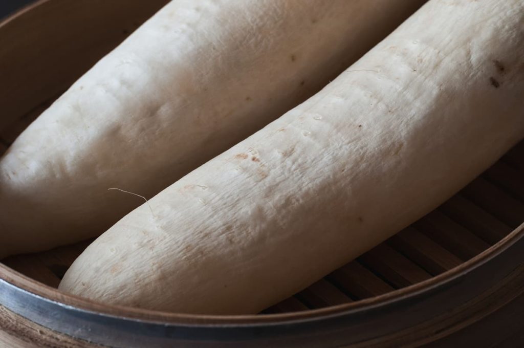 少しずつ水分が抜ける大根