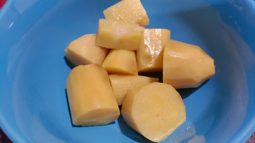 茹で上がった里むすめ（なると金時）