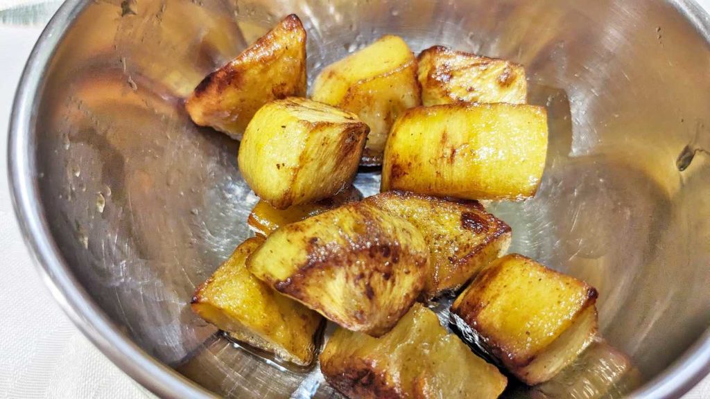 バターで焼いた渋柿