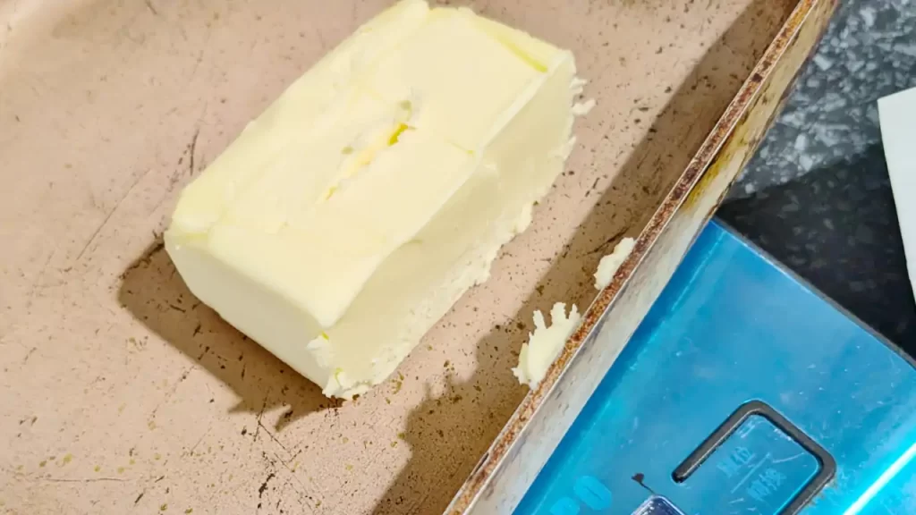フラップジャックに使ったバター（無塩）