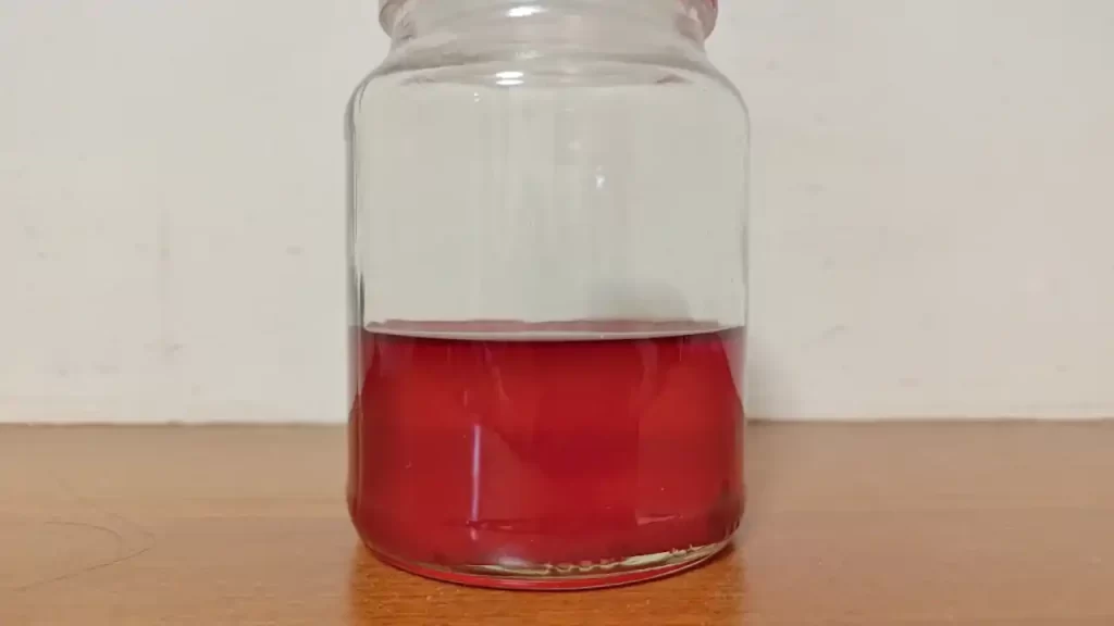 紅ショウガ作りに使用した赤紫蘇梅酢