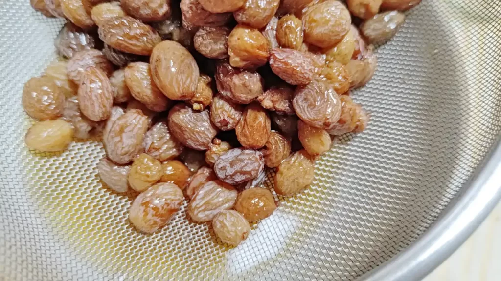 レーズン酵母液づくりで活躍したレーズン