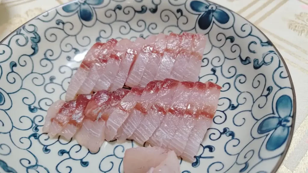 台湾の市場で購入したカンパチ