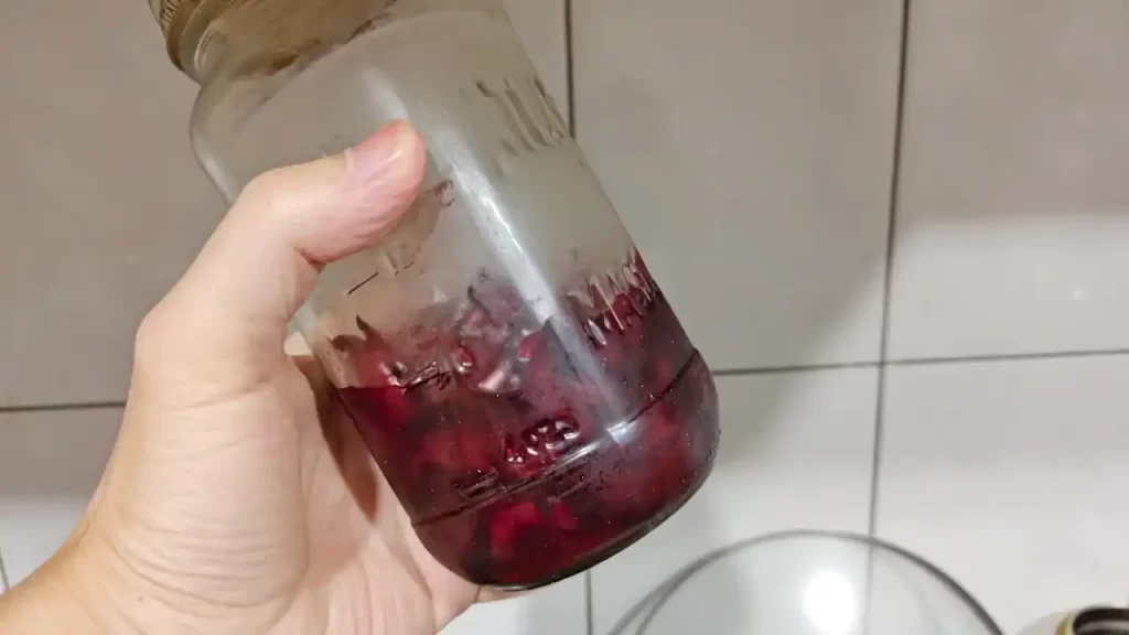 ローゼルのシロップ漬け