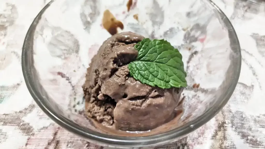 見た目はおいしそうなのにおいしくないチョコレートアイスクリーム