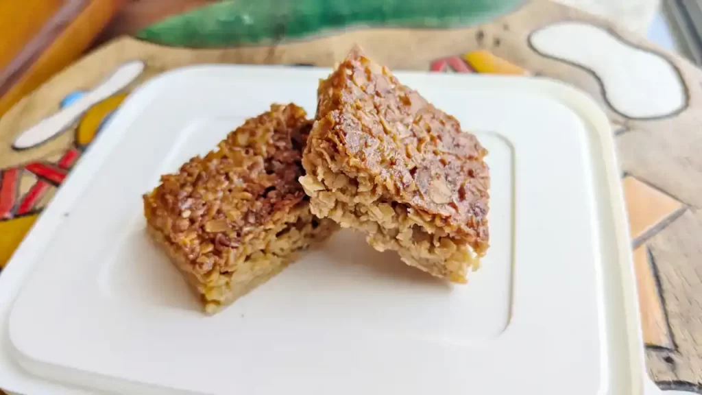 手作りのフラップジャック