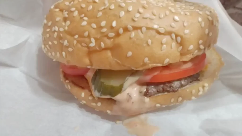 手作りハンバーガー