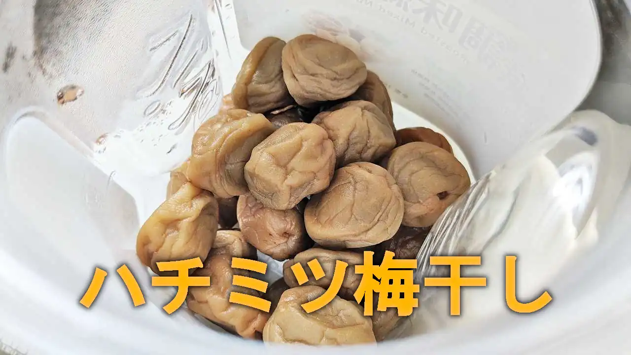 自家製ハチミツ梅干し