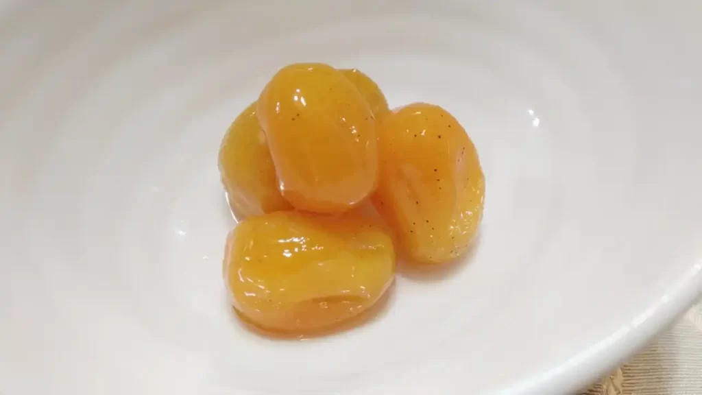 金柑の甘露煮を作りました