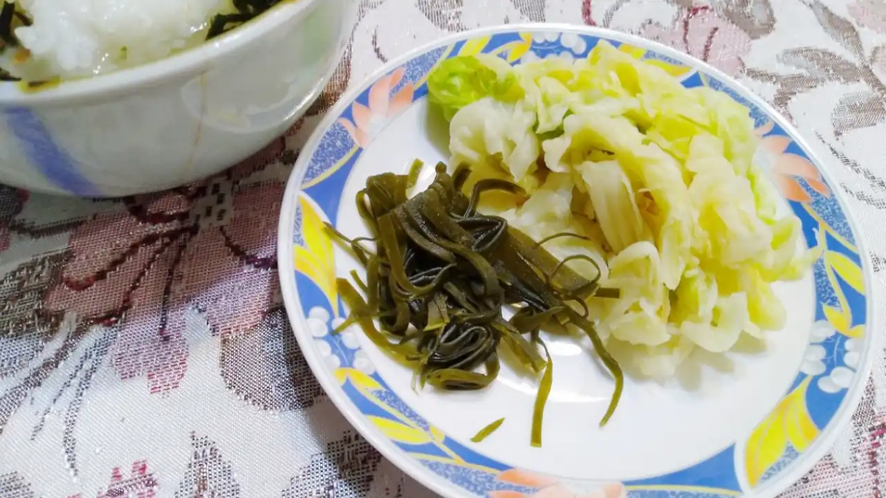 台湾で作ったキャベツのぬか漬け